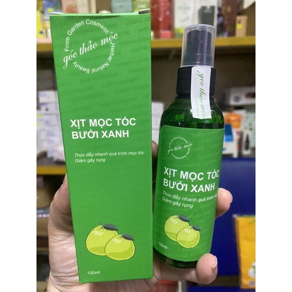 [HCM]Tinh Dầu Bưởi- Xịt mọc tóc giảm gãy rụng Bưởi xanh 100ml chỉ sau 7 ngày tóc mọc cực nhiều