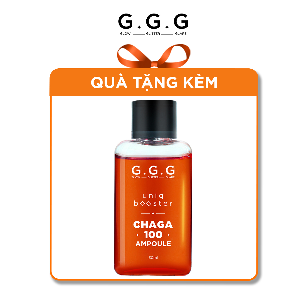 Booster Nấm Chaga serum cấp ẩm chuyên sâu làm dịu & phục hồi da tức thì G.G.G Booster Chaga 30ml