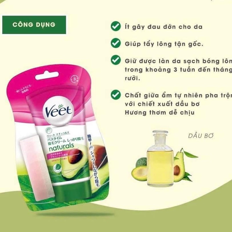 Kem Tẩy lông Veet cho vùng tay - chân - và vùng bikini và dưới cánh cho da thường da nhạy cảm 150G