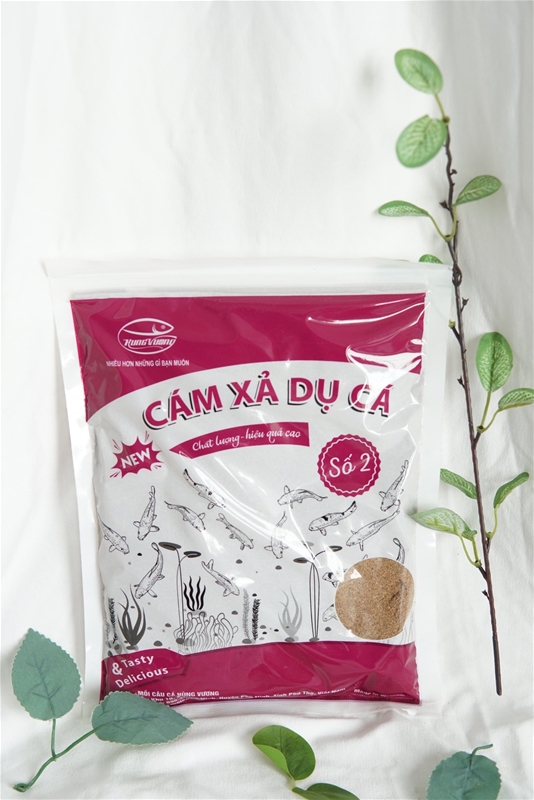 Cám xả dụ cá số 2 - Xả dụ, kích thích các loại cá nước ngọt cuốn ổ