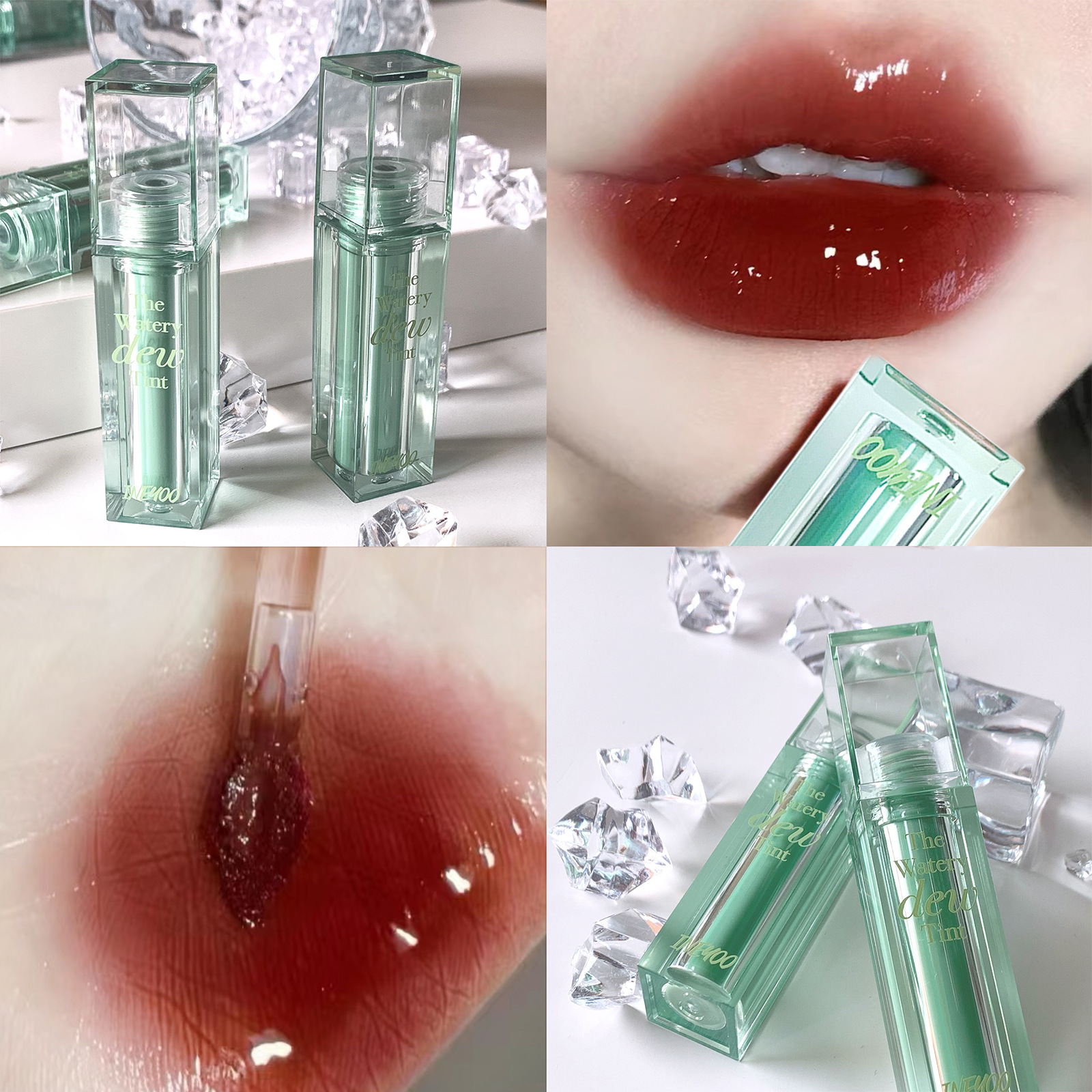 Son bóng lì INEYOO The Watery Dew Tint dưỡng ẩm lâu trôi hiệu ứng tráng gương