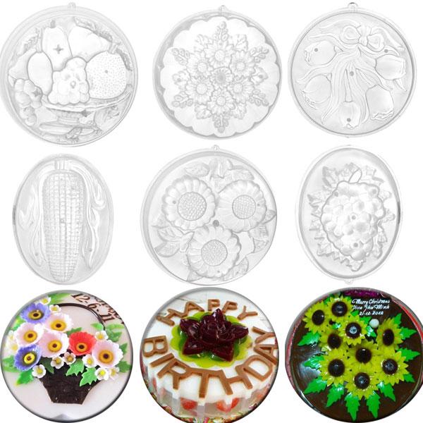 [HCM]Bộ 5 Khuôn Làm Thạch Rau Câu 20cmTruyền Thống5 Kiểu Đẹp Mắt - Nhựacao cấp không tái chếchịu được nhiệt độ cao sử dụng được trong lò nướng