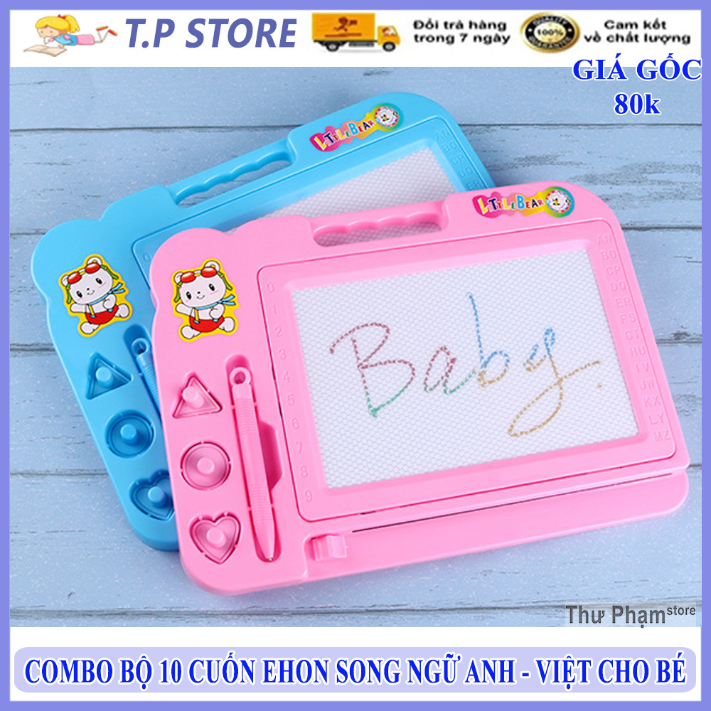 Bảng Vẽ Thông Minh Tự Xóa Cho Bé Học Viết Chữ - Bảng Từ Thông Minh - An Toàn - Loại Tốt