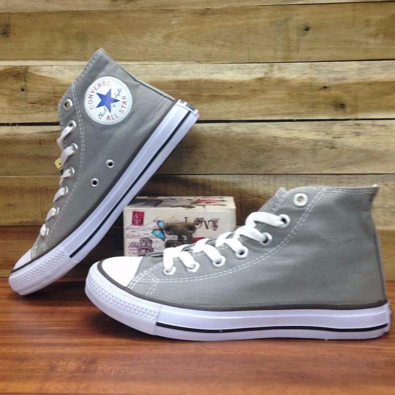 Giày Converse Chuck 2 Màu Xám Nam Nữ Cổ Cao