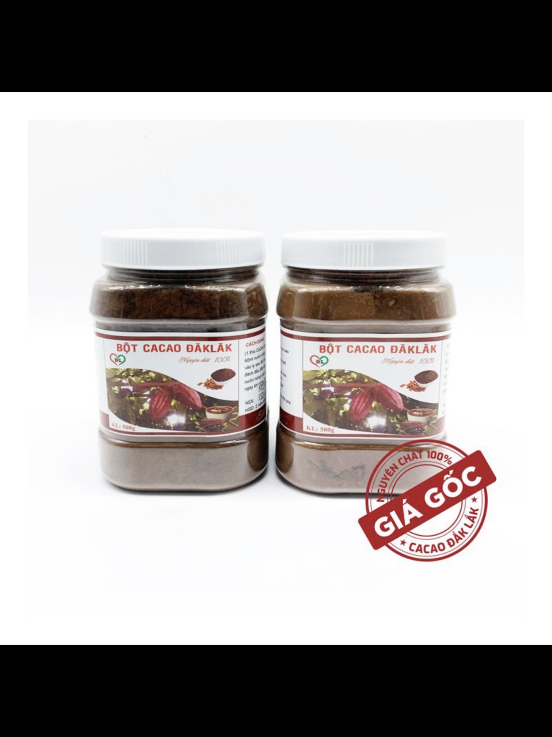 1kg bột cacao nguyên chất - đắk lắc
