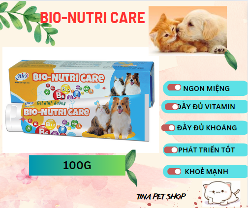 BIO-NUTRI CARE 100g Gel bổ sung chất dinh dưỡng thiết yếu cho chó mèo