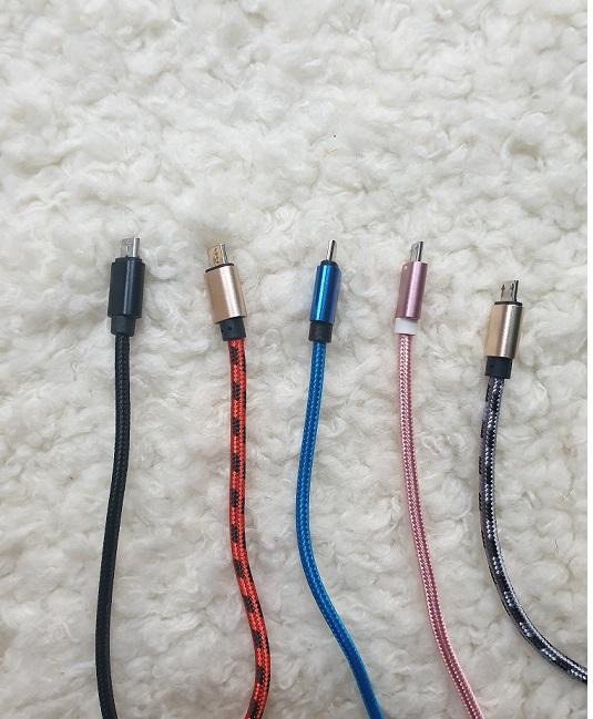 Cáp sạc micro 3m dây dù-vi tinh chan hung