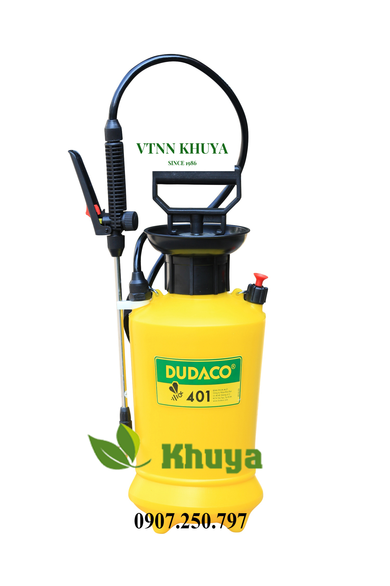 Bình xịt tưới cây 4 lít Dudaco hàng chuẩn chính hãng đủ phụ kiện Có hỗ trợ bảo hành