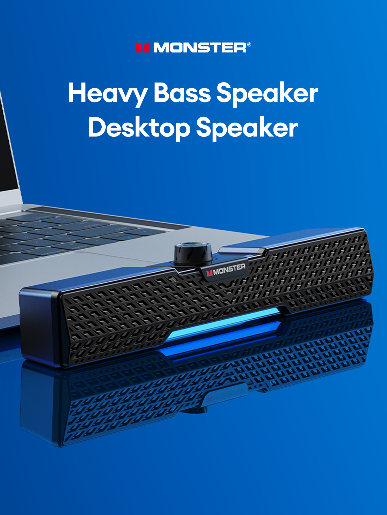 Monster G02MKⅡ Loa âm thanh máy tính gia đình Máy tính để bàn Máy tính xách tay chơi game Loa di động Bass nặng Bluetooth 5.3
