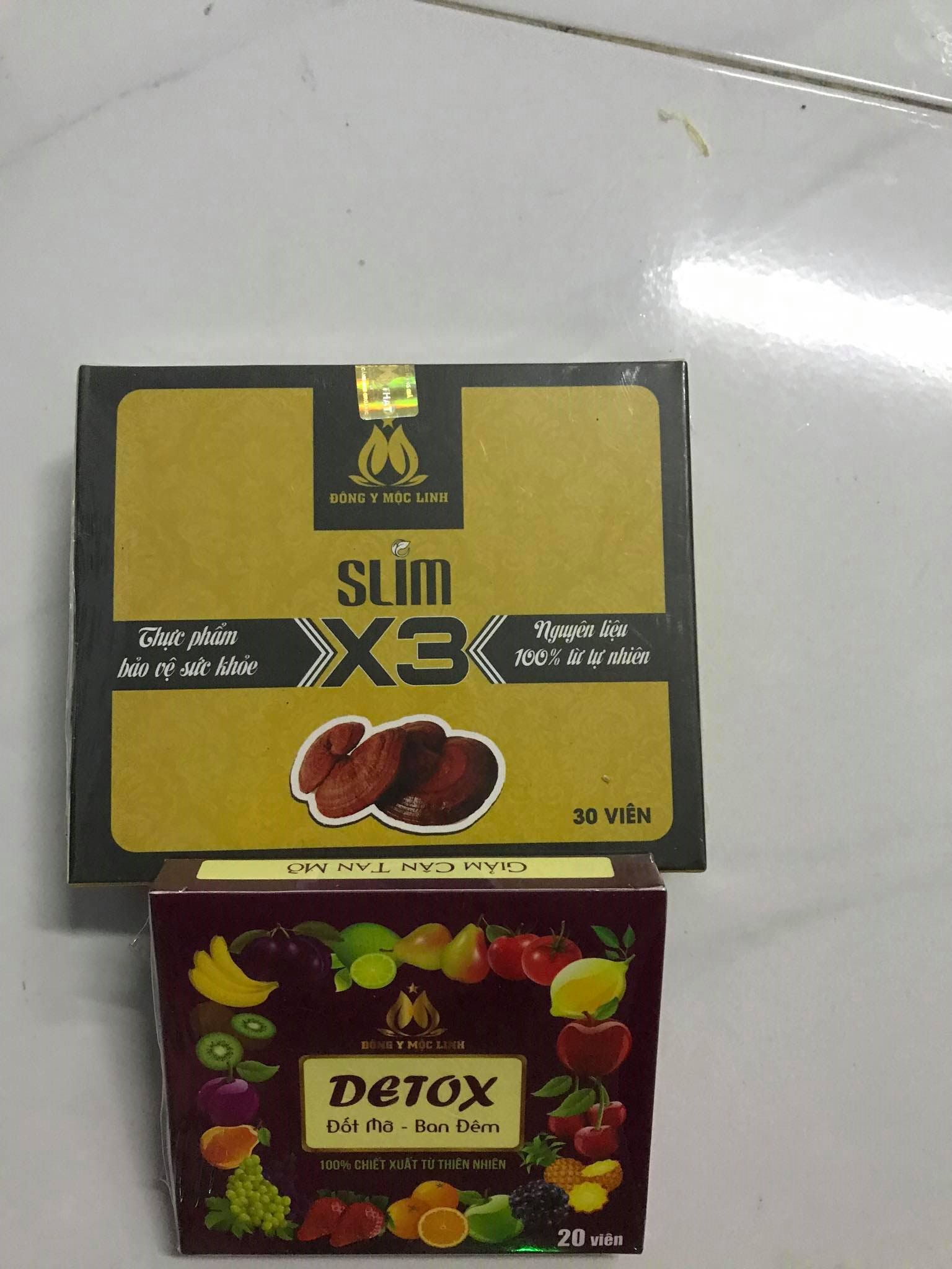 (Hàng công ty, giá sỉ) Giảm cân X3 Đông Y Mộc Linh dành cho cơ địa khó giảm - Tặng kèm 20v detox ban đêm
