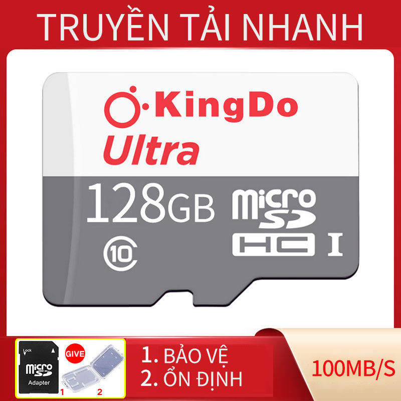 Thẻ nhớ Micro SDHC Ultra 533X 128GB 80MB/s kèm adapter