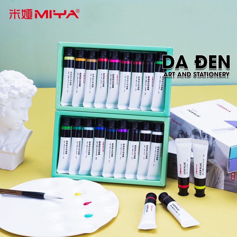 Màu Himi Miya Gouache Watercolor Acrylic Tuýp 12ml