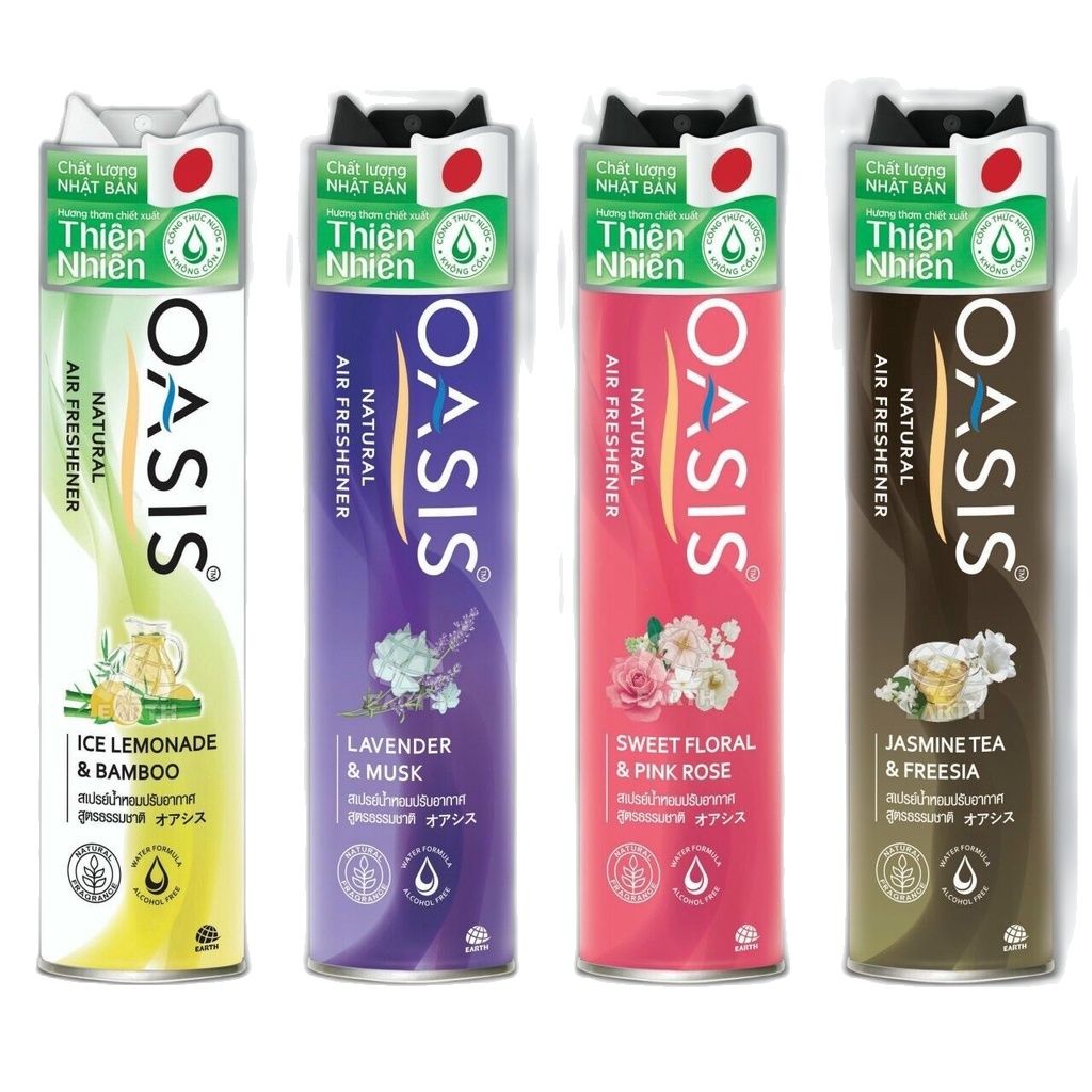 Xịt phòng Oasis Chiết xuất từ thiên nhiên 320ml