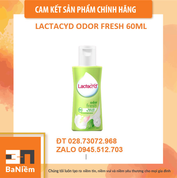 Dung dịch vệ sinh phụ nữ lactacyd pro sensitive; odor fresh; soft & silky