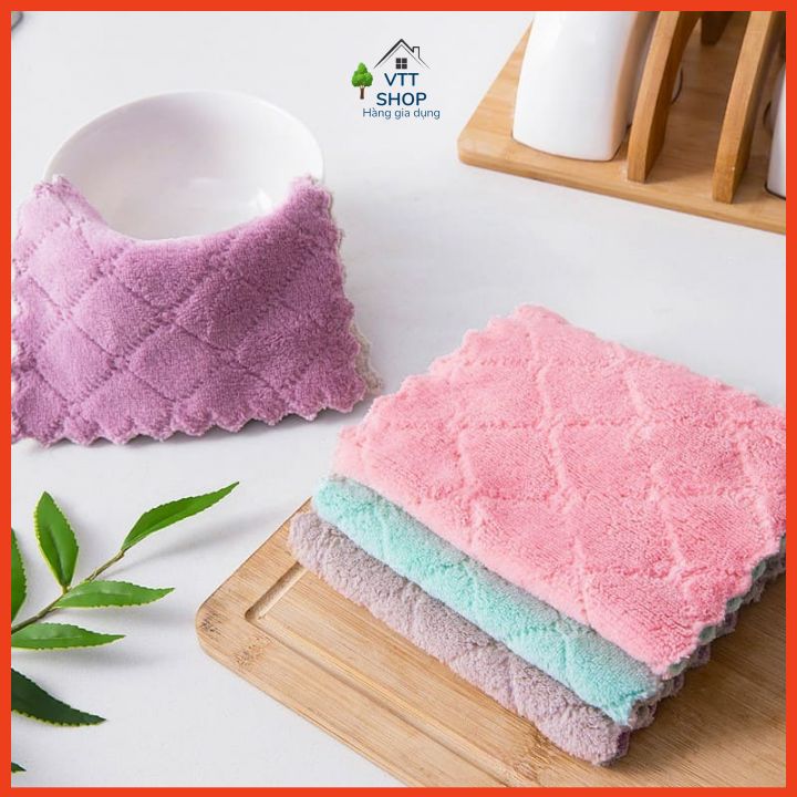 Khăn lau đa năng 2 mặt siêu thấm hút