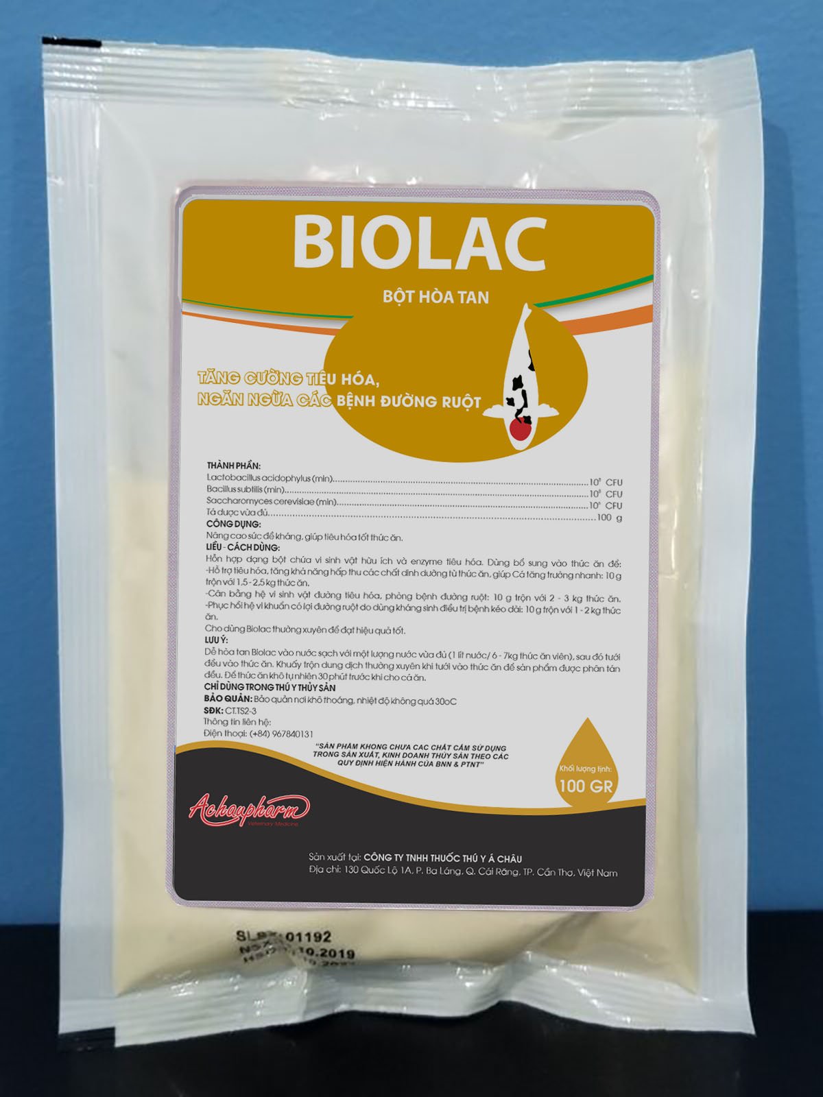 Men tiêu hóa cho cá cảnh, cá koi, cá vàng, guppy, cá rồng Biolac