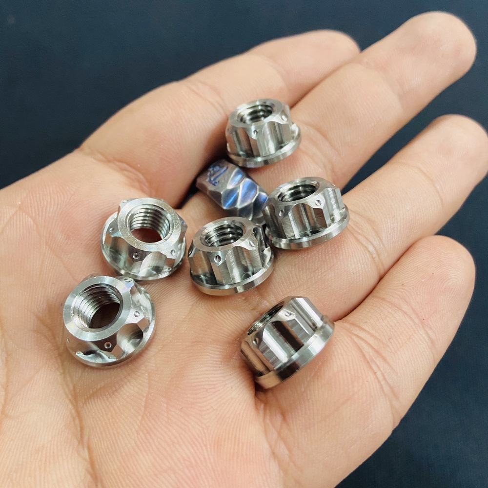 [SÁNG BÓNG] Tán SALAYA 10ly INOX đầu hở sáng bóng trang trí cốt, đùm, trục, các chi tiết ốc trên xe