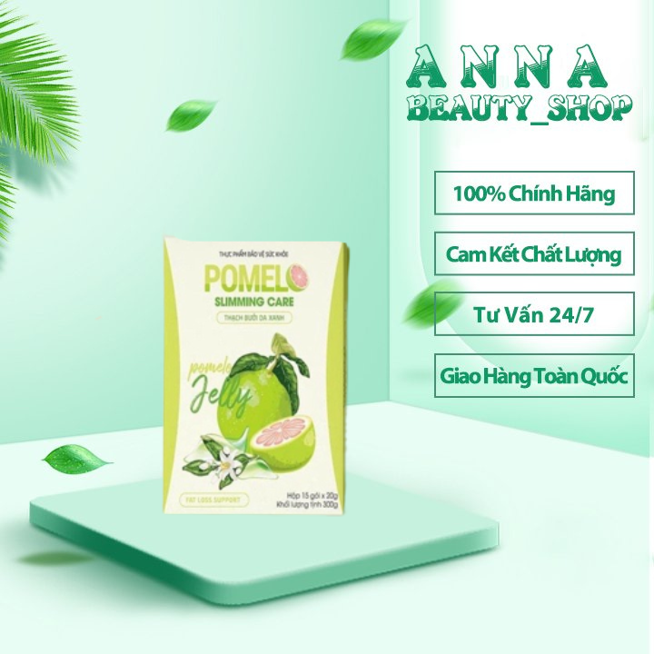 Thạch bưởi giảm cân full hộp 15g nguồn thảo mộc thiên nhiên