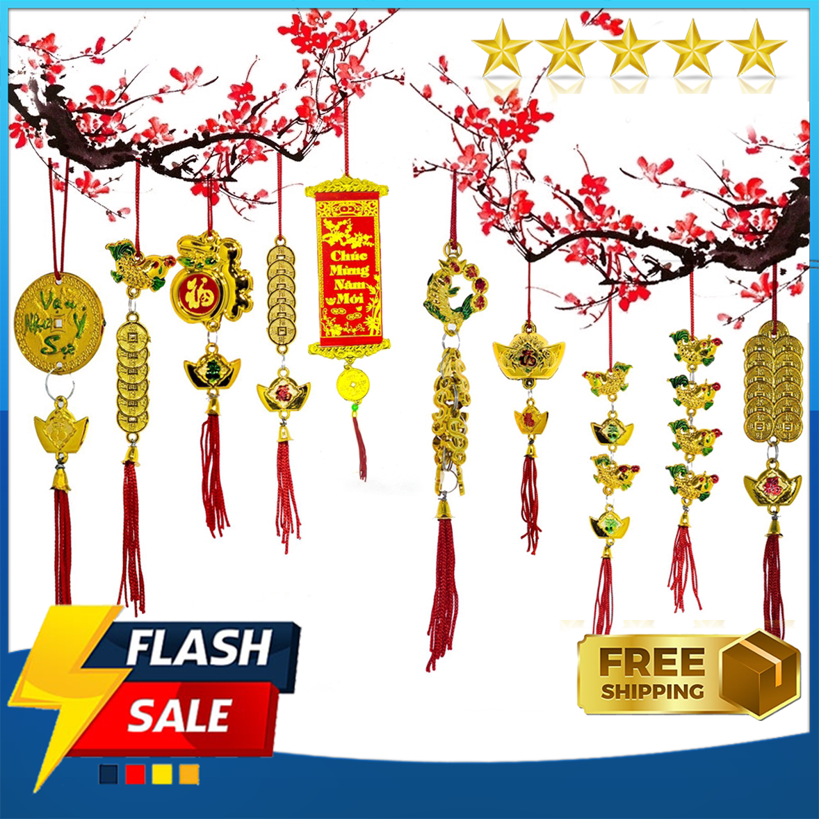 (FREE SHIP - Tết 2024) Dây treo tết,liễng treo trang trí tết,Combo Dây treo trang trí Cây mai, Cây Đào trong nhà ngày Tết - Dây treo cây mai, cây đào, trang trí nhà cửa Tết - Đồ trang trí cây đào,đồ trang trí cây mai