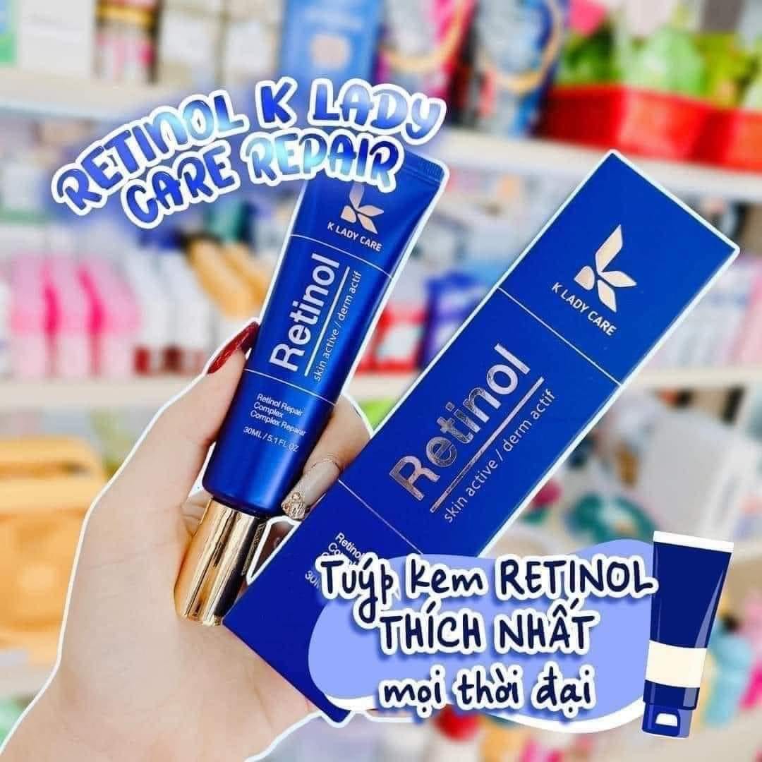 Kem Retinol K Lady Care 0.5% Hàn Quốc, Kem Dưỡng Retinol Giữ Ẩm Căng Bóng Da