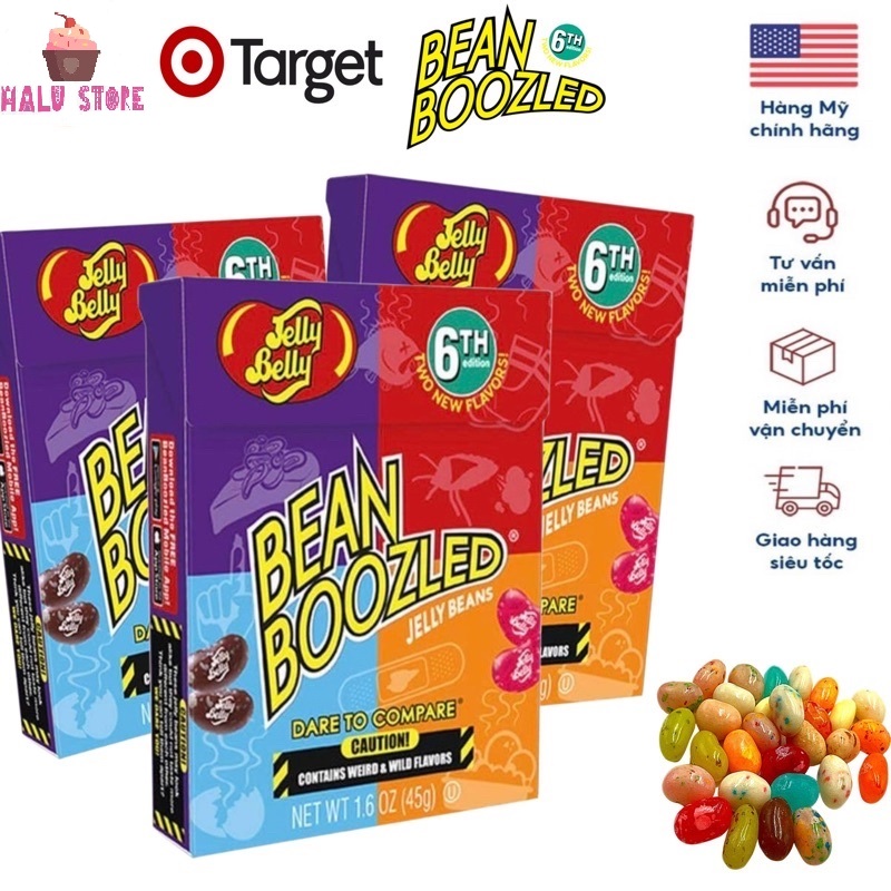 [HÀNG MỸ- MÙA 6] Kẹo thối Bean Boozled Mỹ hộp nhỏ 45g