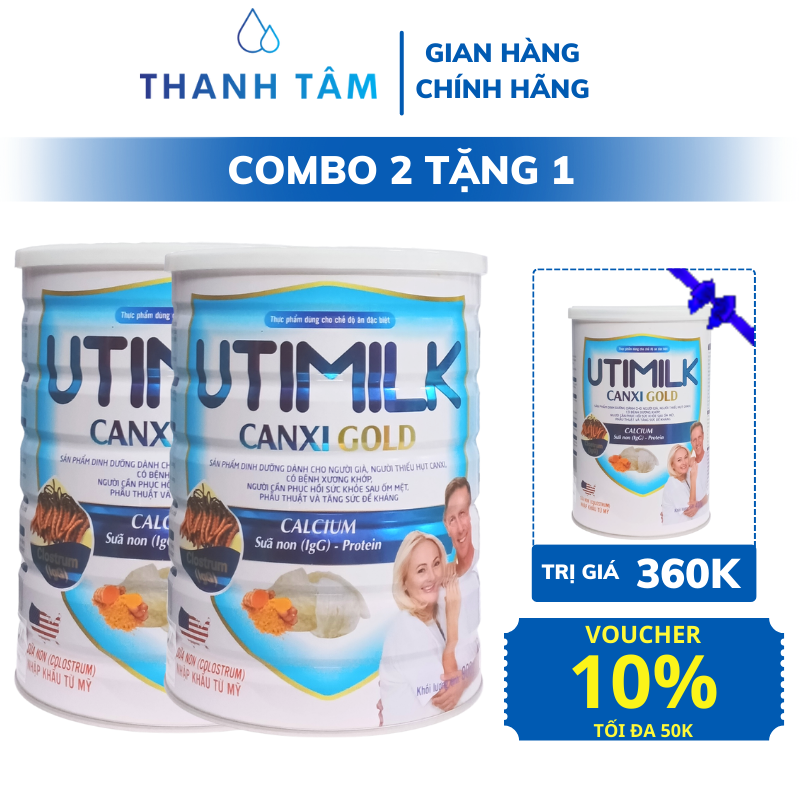 Sữa canxi gold ultimilk vietnam24h 900g