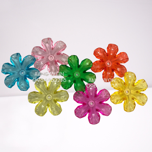 1kg Đế đúc, hoa pha lê 6 cánh nguyên liệu làm hoa' làm đồ handmade