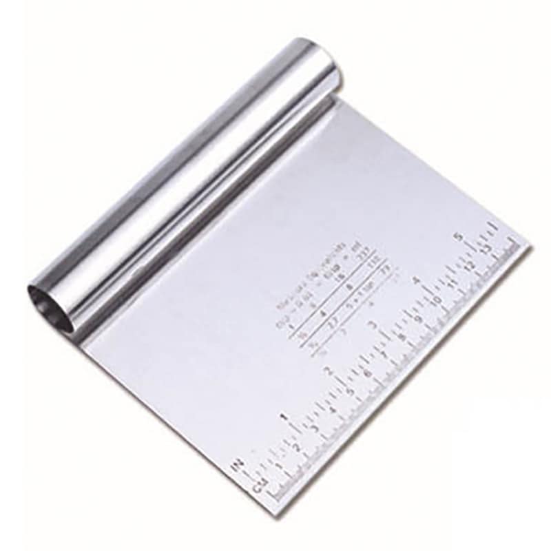 Dụng cụ cắt bột inox có vạch chia kích thước 15x12cm