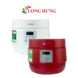 Nồi cơm điện nắp gài Sharp 1 lít KS-COM100DV - Hàng chính hãng - Thiết kế vệ sinh dễ dàng, nấu nhanh, giữ nóng