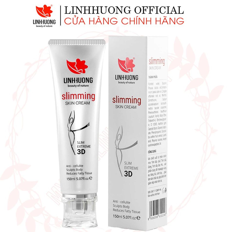 [FreeshipMAX] Kem tan mỡ Linh Hương 150ml giảm cân giảm mỡ bụng giảm mỡ bắp tay
