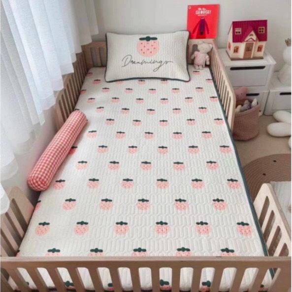 Set Chiếu Điều Hoà & Vỏ Gối CAO SU Non Latex Hàn Quốc Siêu Mát Cho Bé