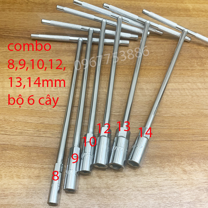 bộ cờ lê chữ t (tùy chọn nhiều bộ)