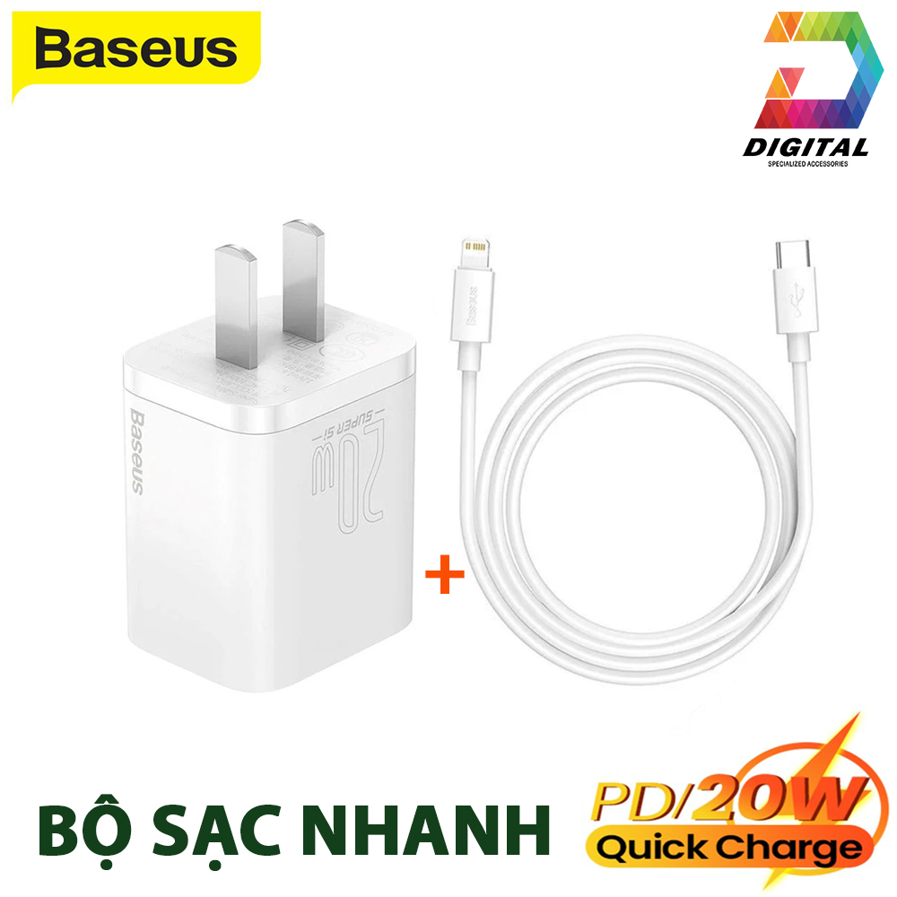 Genuine baseus super si pd 20w fast charger