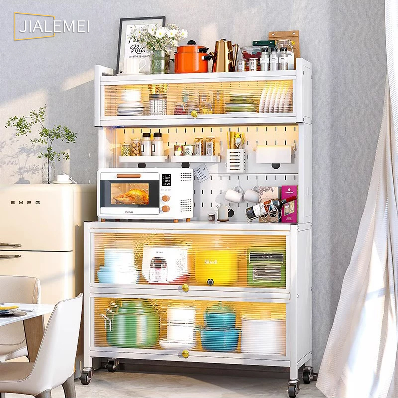 Kệ Nhà Bếp Đa Năng Tủ bếp Đa Năng Kệ tủ đa năng 5 tầng nhà Thép cao cấp nặng 500KG