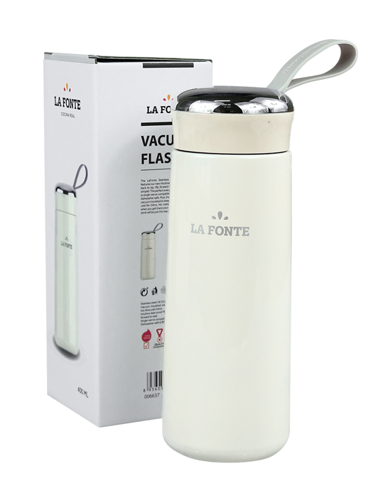 [HCM]Bình Giữ Nhiệt La Fonte 400ml Màu Kem - 006637W