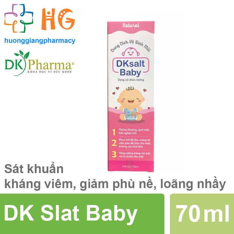 Dung dịch vệ sinh mũi Dk Salt Baby