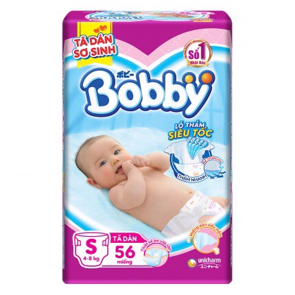 Tã dán bobby s56 cho bé từ 4 đến 8kg