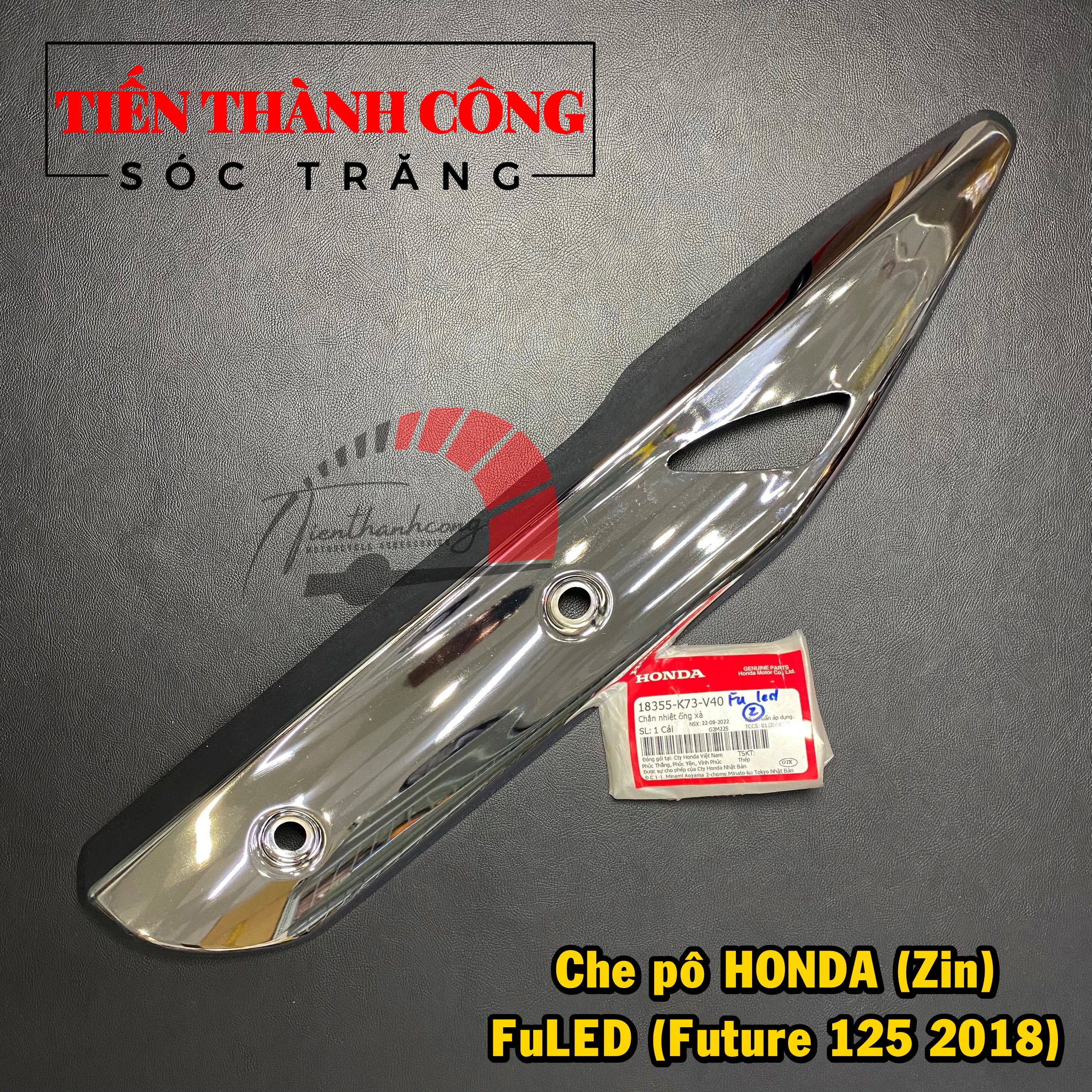 Che pô xe fuled xi ken/ốp pô xe honda fuled