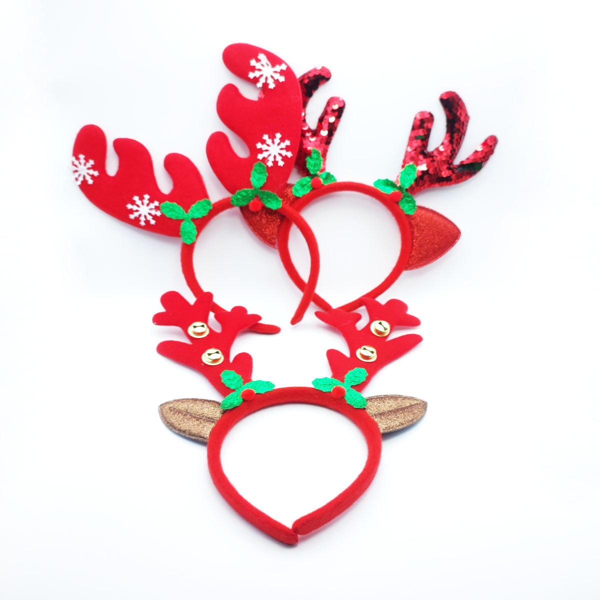 Cài tóc bờm tóc Noel kẹp tóc giáng sinh, bờm giáng sinh sừng tuần lộc dễ thương cho bé 6 mẫu