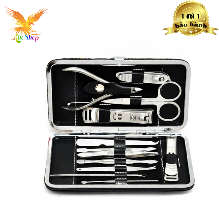 Bộ tỉa móng tay có kìm bấm móng, kìm cắt móng, kéo tỉa lông mũi , nhíp ,cây dũa móng mini đồ nghề làm móng dụng cụ làm móng tại nhà