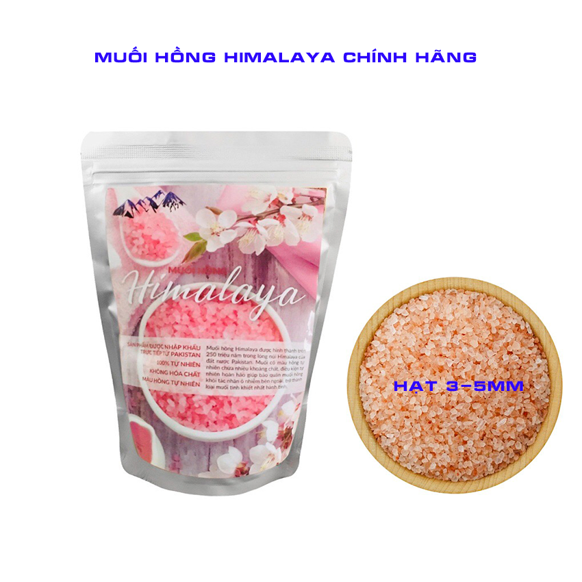 [HCM]Muối ăn himalaya nhập khẩu pakistan loại Hạt 1 kg