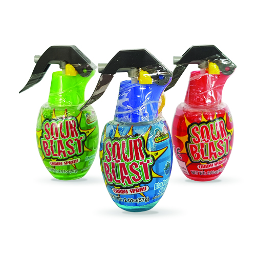 Kẹo bình xịt chua sour blast kidsmania 57gr - mỹ