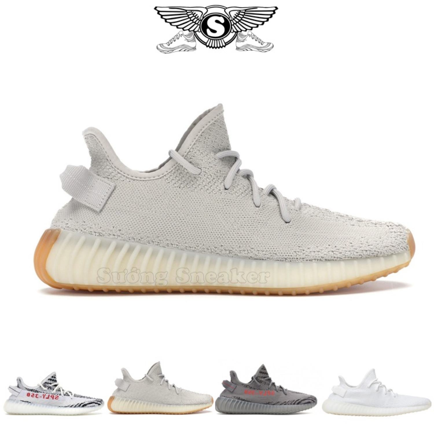 Giầy YZ 350 Seasame Nam Nữ Cao Cấp Rẻ ƞhất [ Sướng Sneaker ]