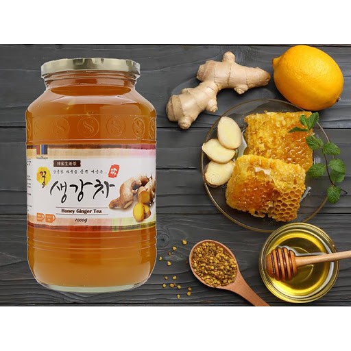 Trà gừng mật ong hàn quốc lọ 1kg