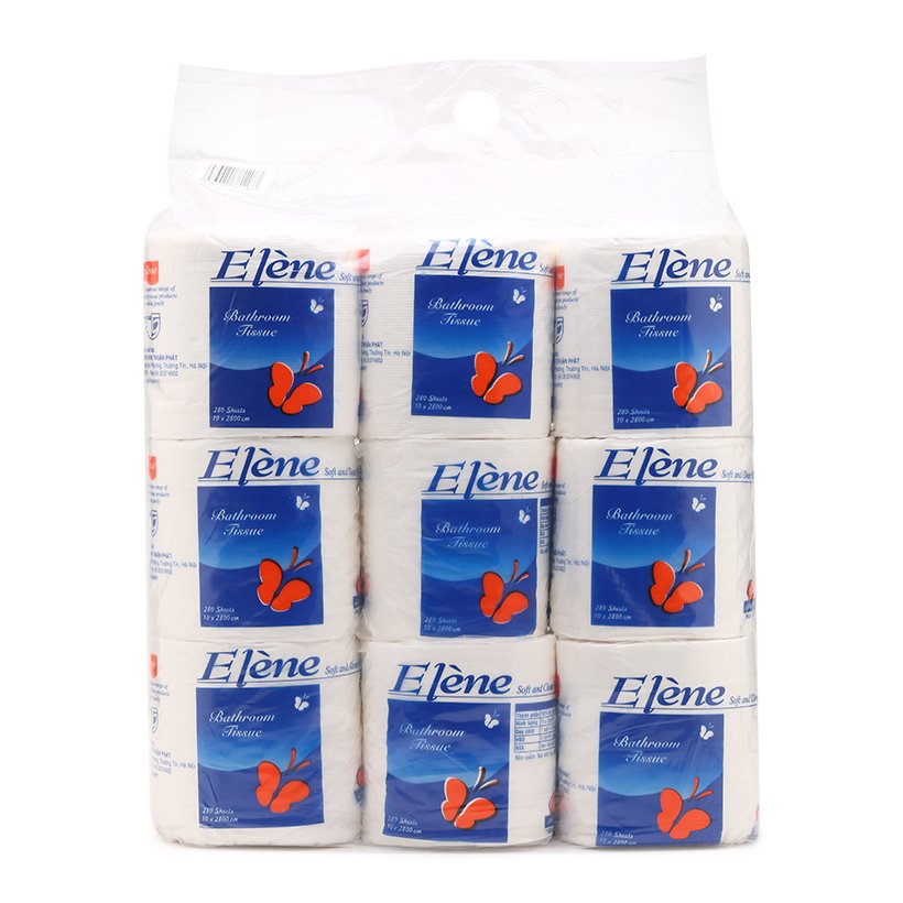 Giấy vệ sinh Elene 9 cuộn ( 3 lớp )