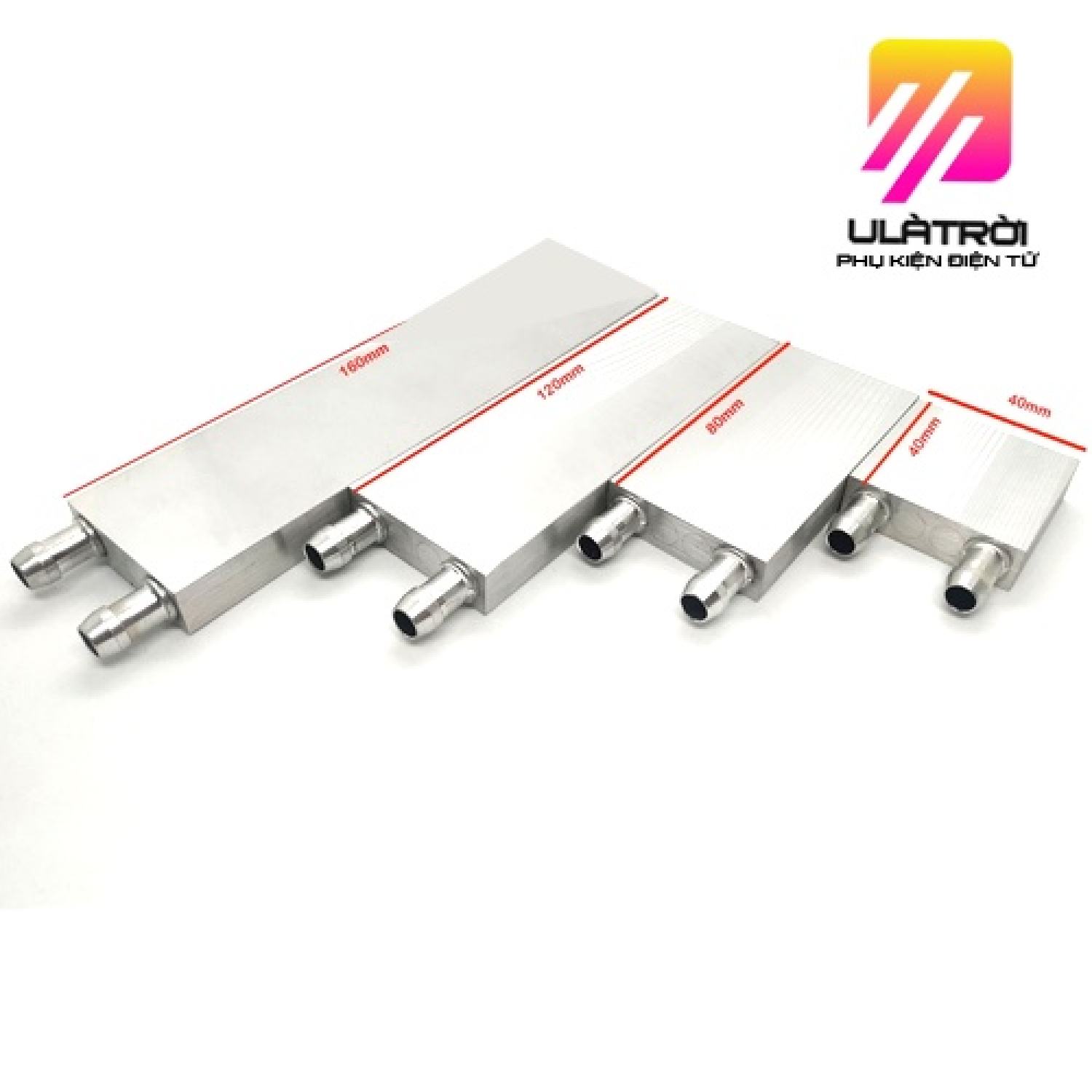 Tản nhiệt nước sò nóng lạnh, Kích thước sò nóng lạnh 40x40mm