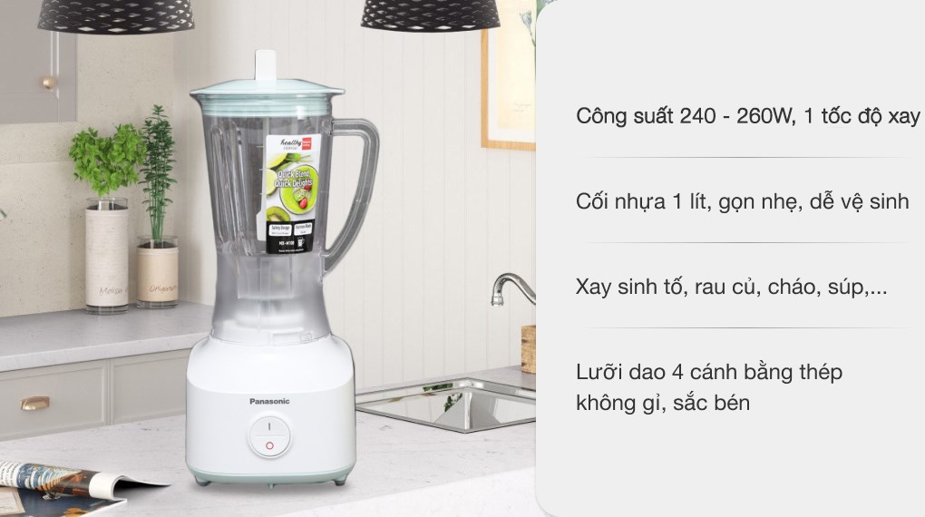 Máy xay sinh tố panasonic mx-m100gra