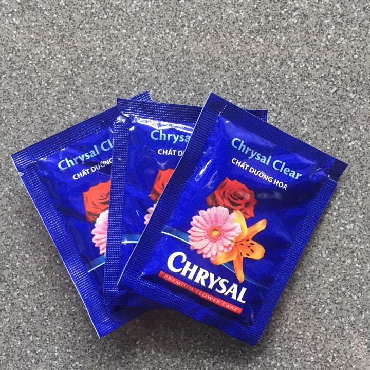 3 Gói dưỡng hoa tươi giúp hoa lâu tàn CHRYSAL