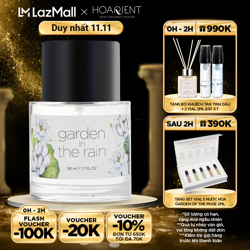 Nước hoa garden of the muse garden in the rain 50ml