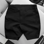 Quần Short Kaki Nam POLOMAN vải kaki xuất xịn, lưng đai thun, co giãn 2 chiều, chuẩn form